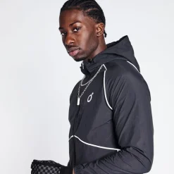 Blood Brother Tech Hooded Performance Jacket in Black