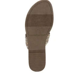 Blowfish Malibu Curtis Embellished Slide Sandals in Tan