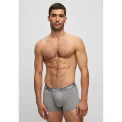 Boss 3 Pack Power Boxer Shorts in Black