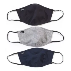 Boss Adults 3 Pack of Face Masks in Grey