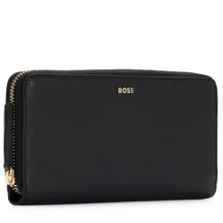 Boss Alyce Ziparound Wallet in Black
