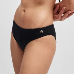 Boss Bella Logo Charm Bikini Bottoms in Black