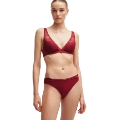 Boss Bianca Floral Patterned Hipster in Red