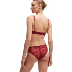 Boss Bianca Floral Patterned Hipster in Red