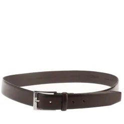 Boss Branded Buckle Belt in Brown