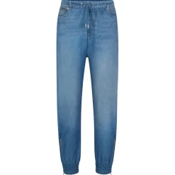 Boss C_Erag Jersey Trousers in Blue