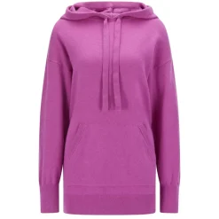 Boss C_Franelle Hooded Sweater in Purple