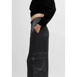 Boss C Targov Cargo Trousers in Black