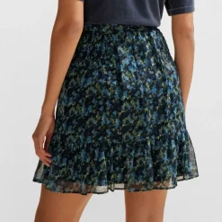 Boss C_Vistula Seasonal-Print Mini Skirt in Multi colour