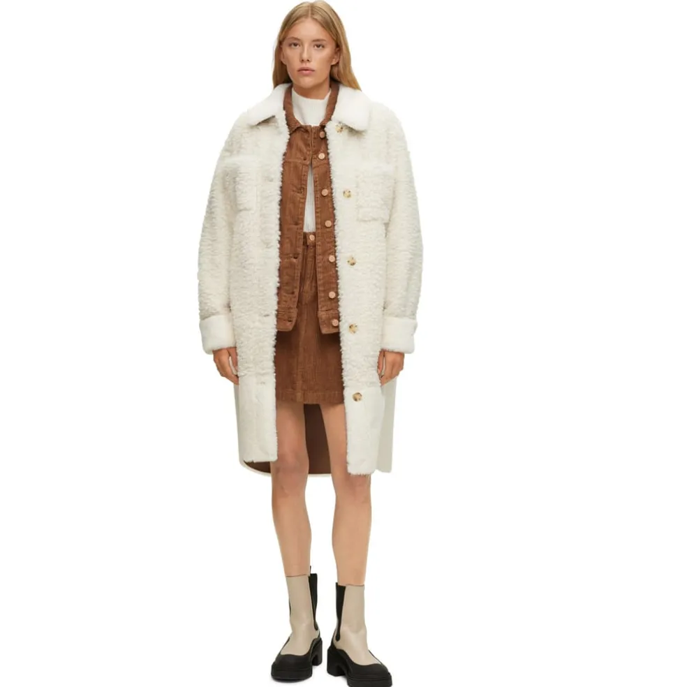 Boss C Vrecord-D A-Line Skirt in Rust