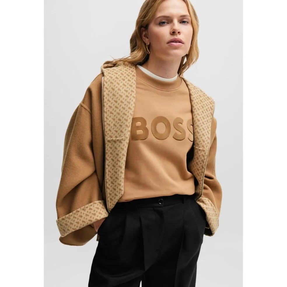 Boss Capes Relaxed Fit Short Jacket in Multi