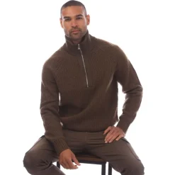 Boss C-Ebrezzo Quarter-Zip Sweater in Green