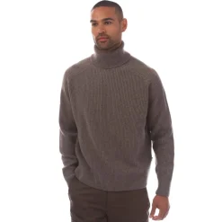 Boss C-Evento Roll Neck Sweater in Beige