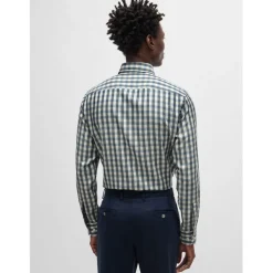 Boss C-Hal Casual-Fit Shirt in Blue