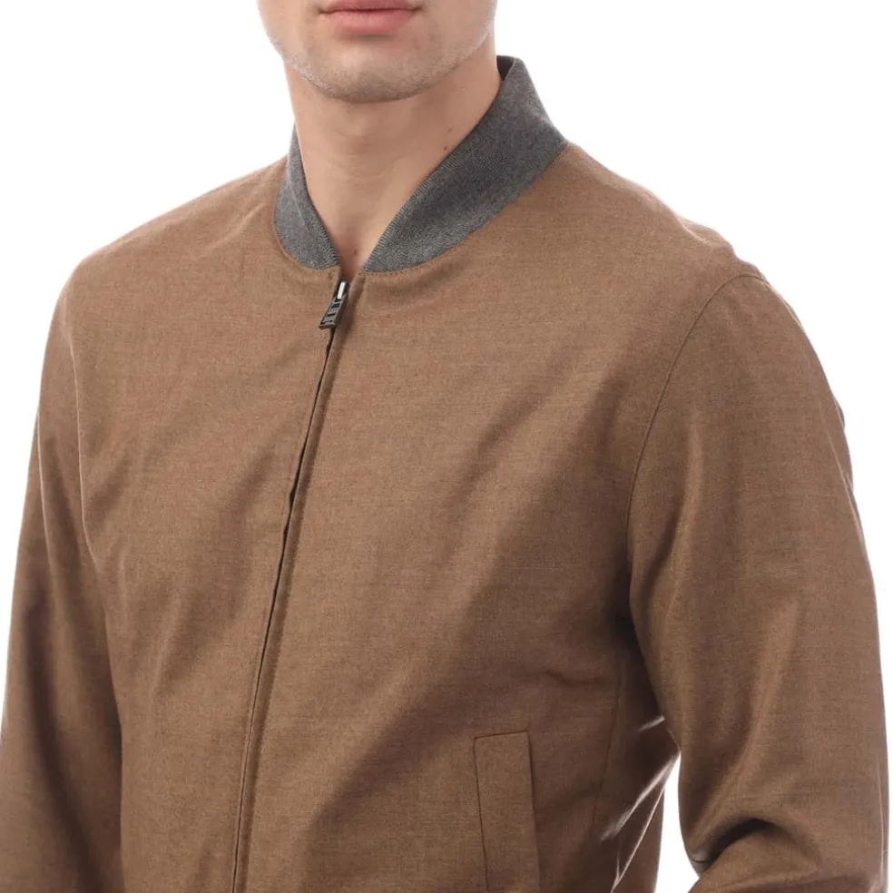 Boss C-Hanry Bomber Jacket in Beige