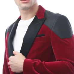 Boss Crag Blazer Jacket in Red