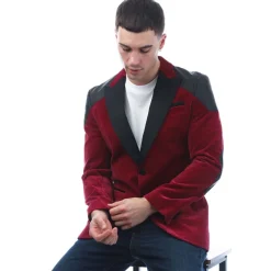 Boss Crag Blazer Jacket in Red