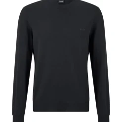 Boss Crew Neck Regular Fit Sweater in Black