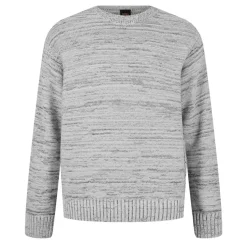 Boss Crew Neck Regular Fit Sweater in Beige