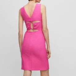 Boss Deca Dress in Pink