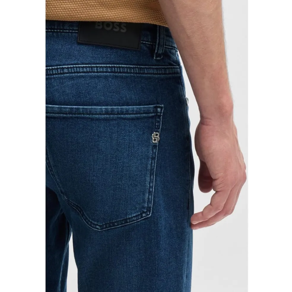 Boss Delaware Five Pocket Slim Jeans in Blue