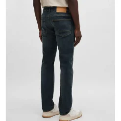 Boss Delaware Slim-Fit Jeans in Dark Blue