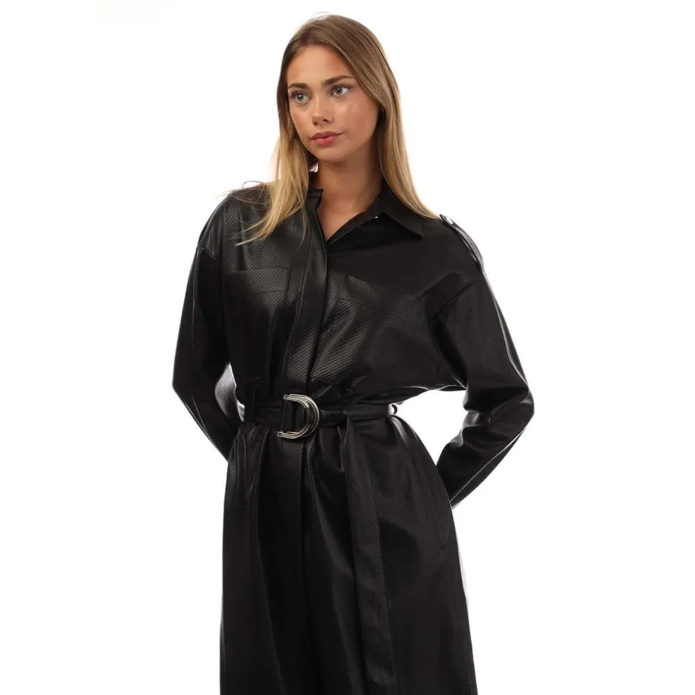 Boss Delexa Shirt Dress in Black