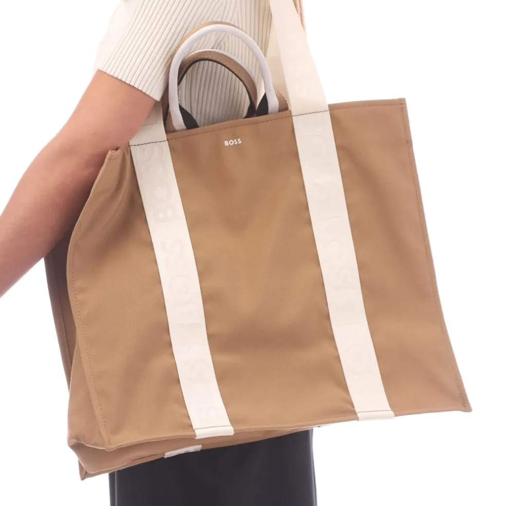 Boss Deva Shopper Bag in Beige