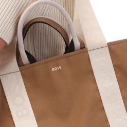 Boss Deva Shopper Bag in Beige