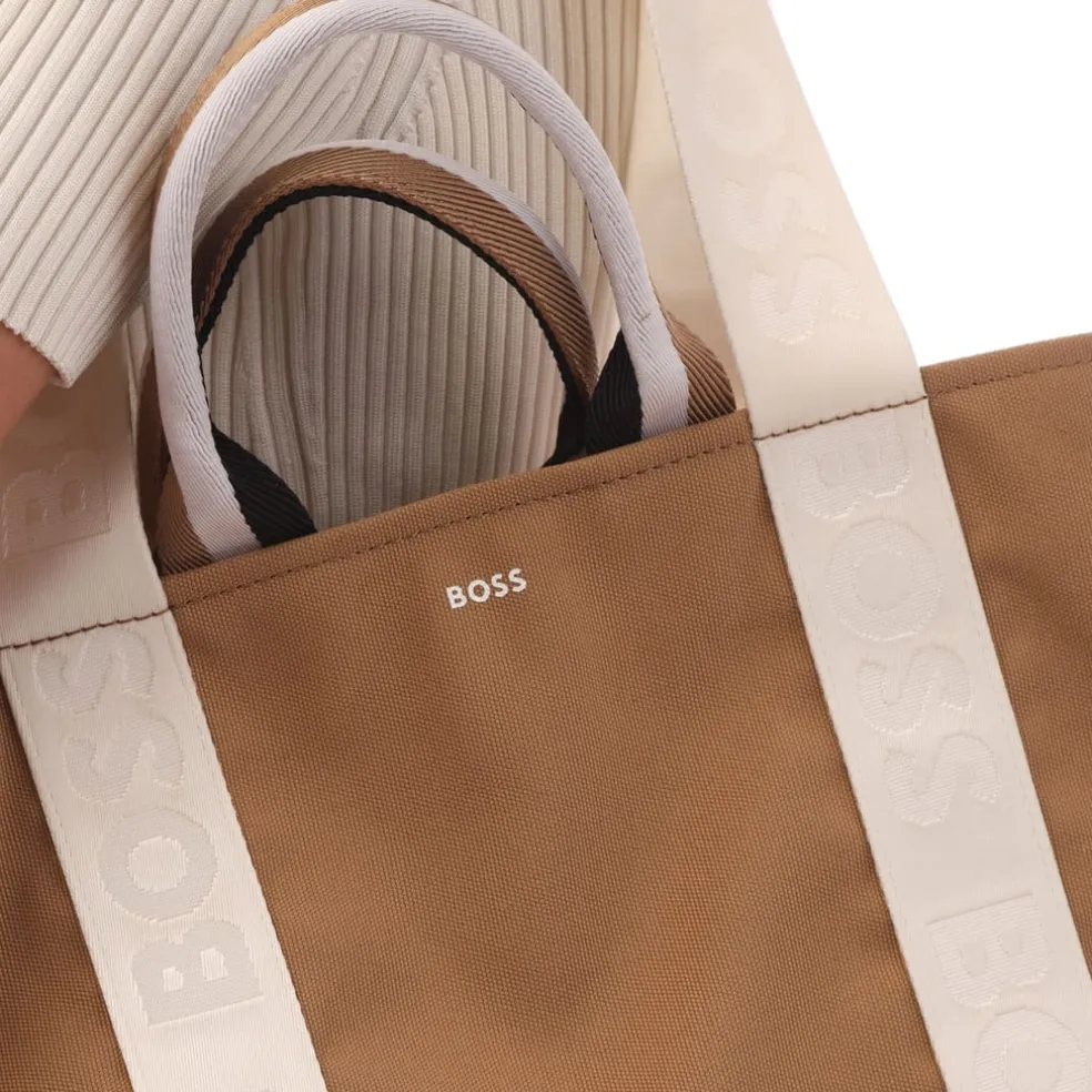 Boss Deva Shopper Bag in Beige