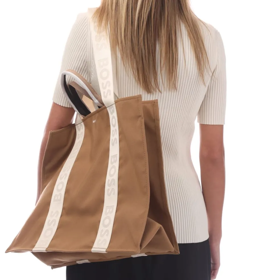 Boss Deva Shopper Bag in Beige