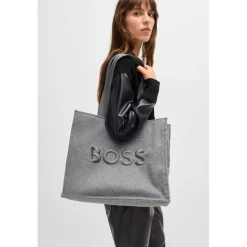 Boss Deva Tote Bag in Grey