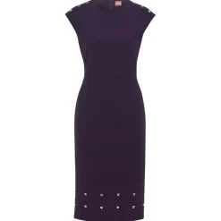 Boss Devoka Dress in Purple