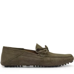 Boss Driver Moccasin Shoes in Green