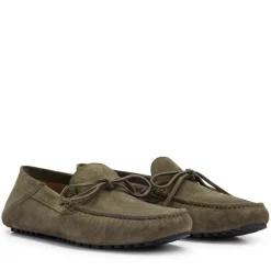 Boss Driver Moccasin Shoes in Green