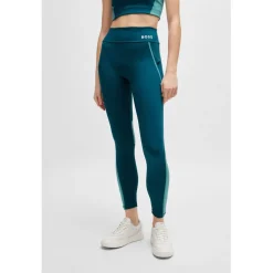 Boss Ekiden Slim-Fit Leggings in Green