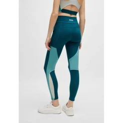 Boss Ekiden Slim-Fit Leggings in Green