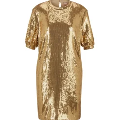 Boss Esilca Dress in Gold