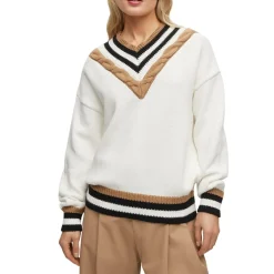 Boss Falli Sweater in White