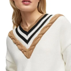 Boss Falli Sweater in White