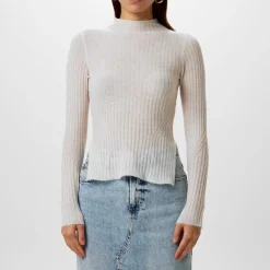 Boss Fennon Knit Top in Cream