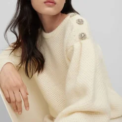 Boss Fernas Sweater in White