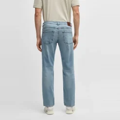 Boss Five Pocket Design Regular Fit Jeans in Blue