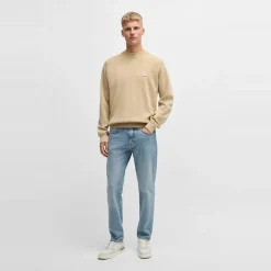 Boss Five Pocket Design Regular Fit Jeans in Blue