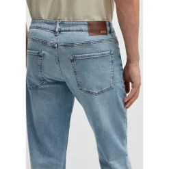 Boss Five Pocket Design Regular Fit Jeans in Blue