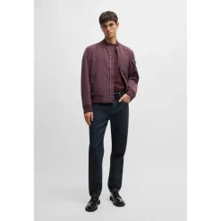 Boss Five Pocket Design Regular Fit Jeans in Blue