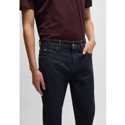 Boss Five Pocket Design Regular Fit Jeans in Blue