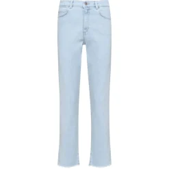 Boss Gayang High-Waisted Jeans in Light Blue