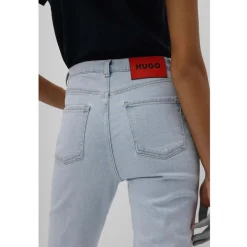 Boss Gayang High-Waisted Jeans in Light Blue