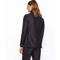 Boss Haeven Blazer Jacket in Dark Blue